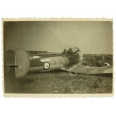 Emergency landed French aircraft Potez 63.11